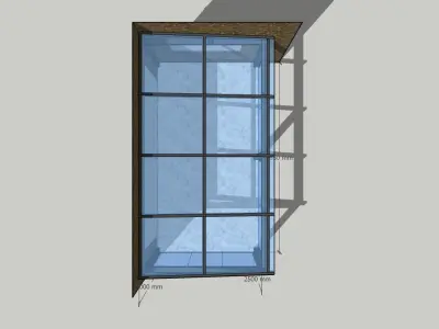 Winter garden 3D model 3