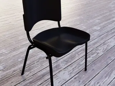 Chair plastic Free 3D model