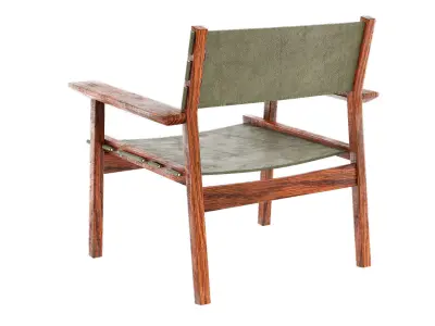 djuro lounge chair Skargaarden Low-poly 3D model