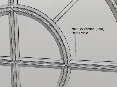 Big Round Window 3D model