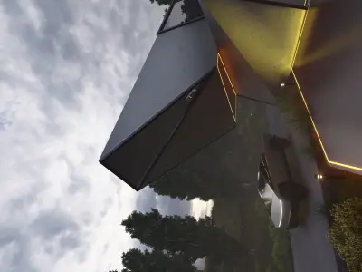 Cyber House  METAVERSE HOUSE DESIGN 3D model