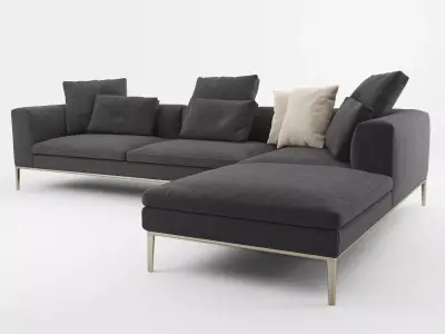 Michel sectional sofa 3D model