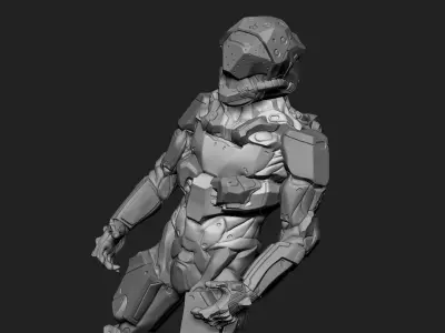 Udath the Bounty Hunter 3D print model