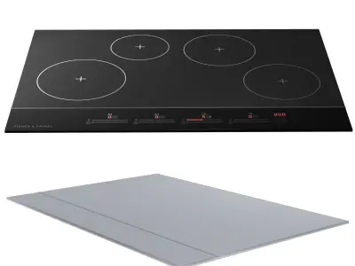 Fisher Paykel Cooktop and Built-in Oven 3D model