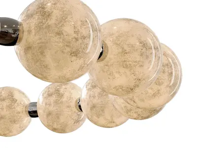 Lampatron FOUETTE ring chandelier 3D model