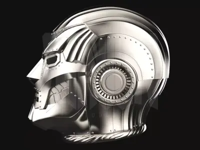 Dr Doom Helmet 3D Printable File Design by Stayion Studios 3D print model