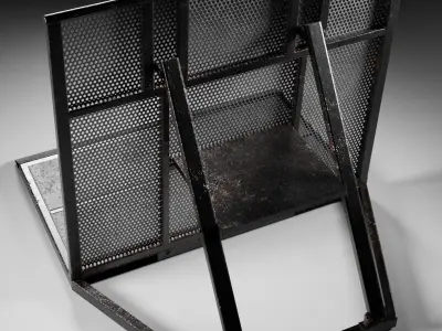 Crowd barrier-barricade 3d model PBR - Production Ready 3D model