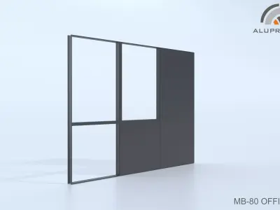 Aluprof MB-80 Office 001 0163 Free 3D model