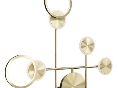 ZINGY SCONCE Low-poly 3D model