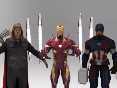 Avengers Endgame 3D model