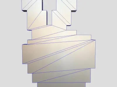 Cursor Hand 7 Low-poly 3D model