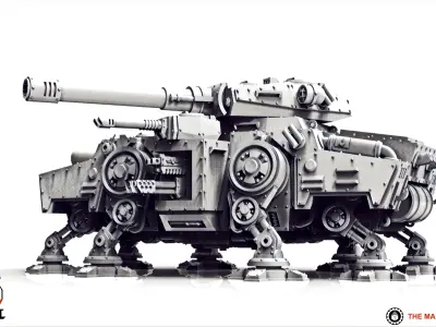 Valour Korps - Heavy Battle Walker 3D print model