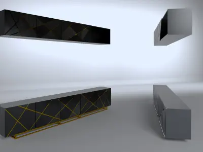 TV STAND Free 3D model