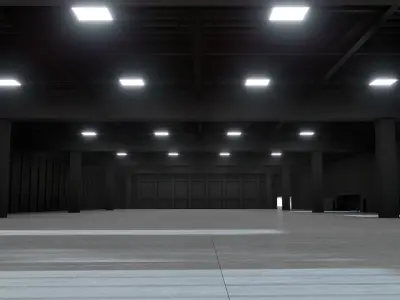 Convention Center Building II 3D model