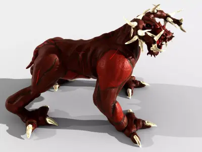 Project Aurox Low-poly 3D model