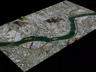 Seoul - South Korea 3D model