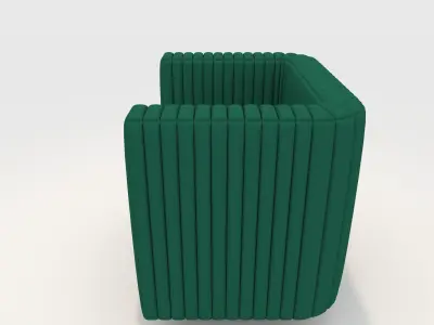 Sofa 1 Seater 12 3D model