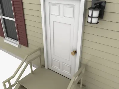 Trailer mobile home 3D model