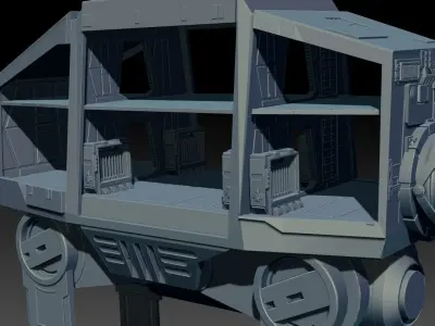 ATAT 3d Model playset 3D print model