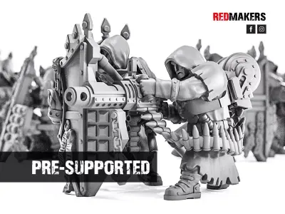 Janissaries - Heavy Support Squad of the Imperial Force 3D print model