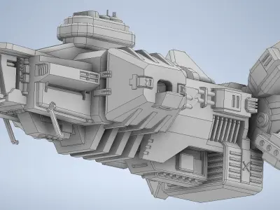 Subnautica Below Zero - Transport Freighter 3D print model