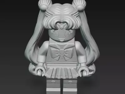 Lego Saylor Moon 3D print model