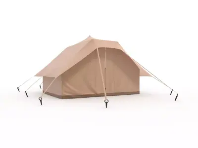 Glamping Tent 01 3D model