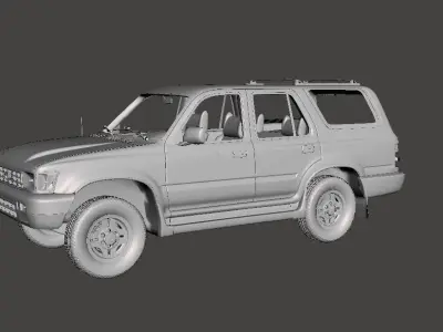 Toyota 4Runner Mk2 5door 1992 3D print model