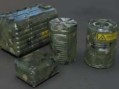 Container sci-fi 2020 3D model