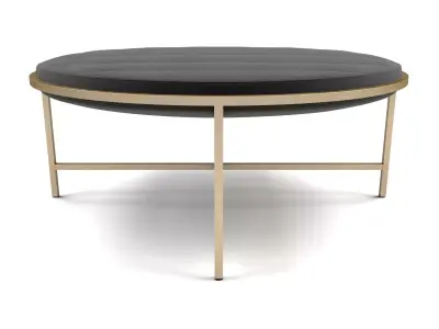 Sunpan - Ethel Ottoman - Round - Piccolo Pebble 3D model