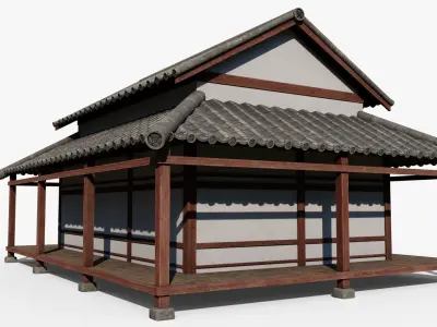 Lavish House Low-poly 3D model