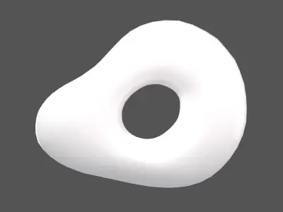 Abstract Shape v21 002 Low-poly 3D model