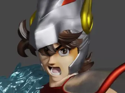 Caballeros del zodiaco Diorama fan made 3D print model