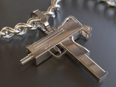 MAC 10 Pendant  3D print model