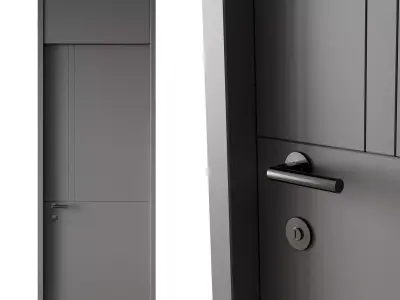 Door set 02 3D model