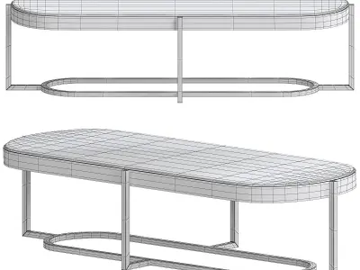 AOUL Opera Contemporary by Angelo Cappellini Low-poly 3D model