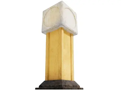 Hong Kong Traffic Sign Light Box 3D model