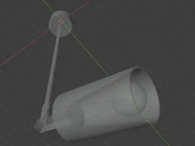Directional Spotlight Low-poly 3D model