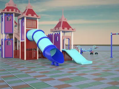  playground 3ds max model 3D model