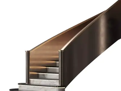 Spiral staircase 19 3D model