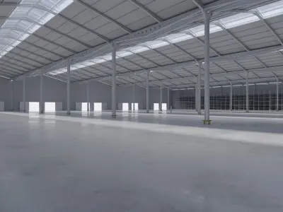 Warehouse Interior 11 Low-poly 3D model