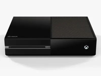 Microsoft Xbox One Game Console Low-poly 3D model
