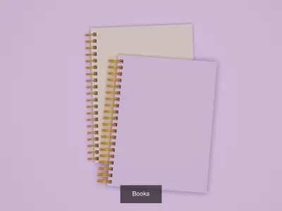 Books 3D Model Pack