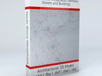 North Rhine Westphalia Streets and Buildings 3D model