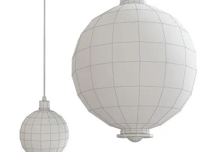 Sally chandelier 3d model Low-poly 3D model