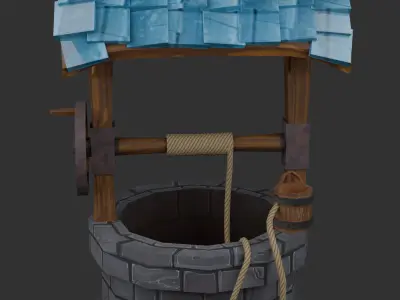 The Well - Low Poly 3d model Low-poly 3D model