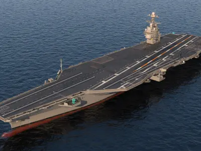  USS Gerald Ford Aircraft Carrier 