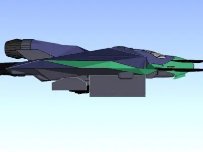 SQ Tamer - Multirole space corvette Conqueror class 3D print model