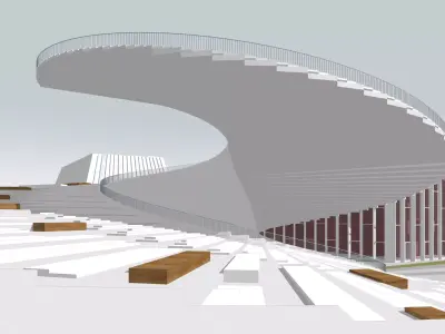 Shanghai Opera House 3D model