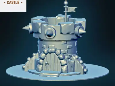 Beautiful Castle 3D print model
